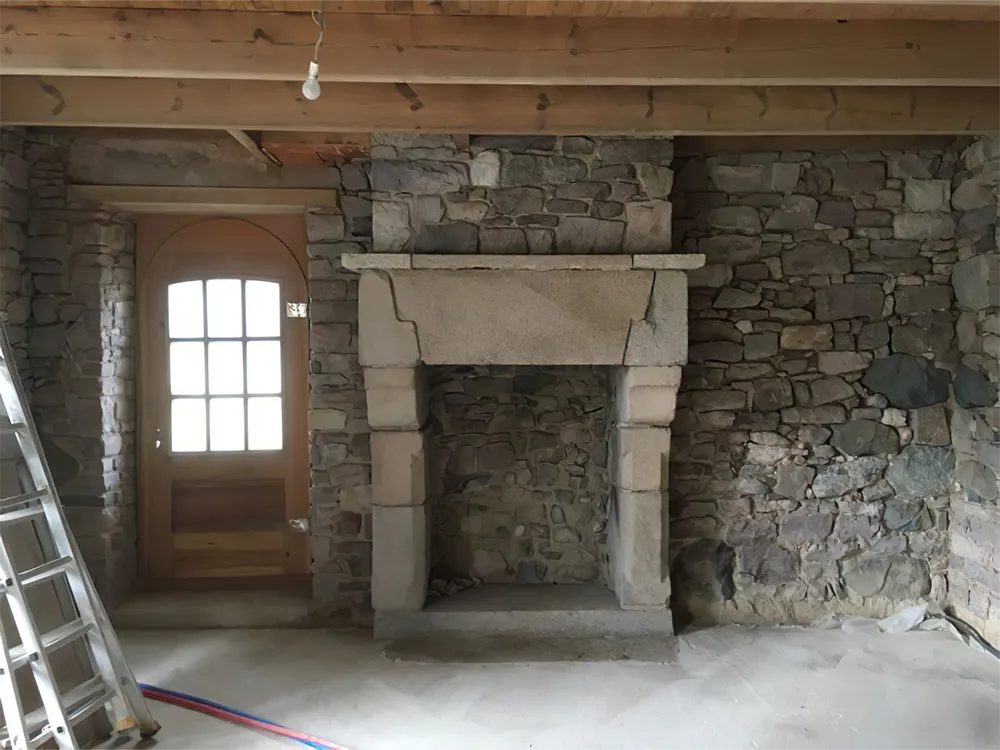 Tradipierre Renovation Batiments Anciens Et Extension En Pierres A Plurien 22 Cheminee Pierre Et Joints A La Chaux 9